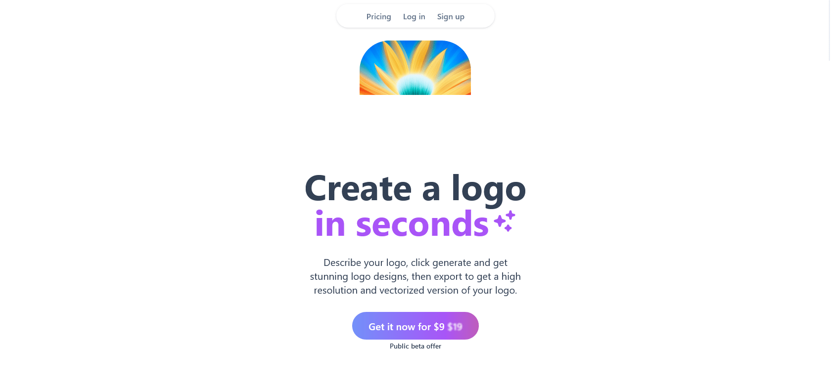 Screenshot of Applogocreator Website