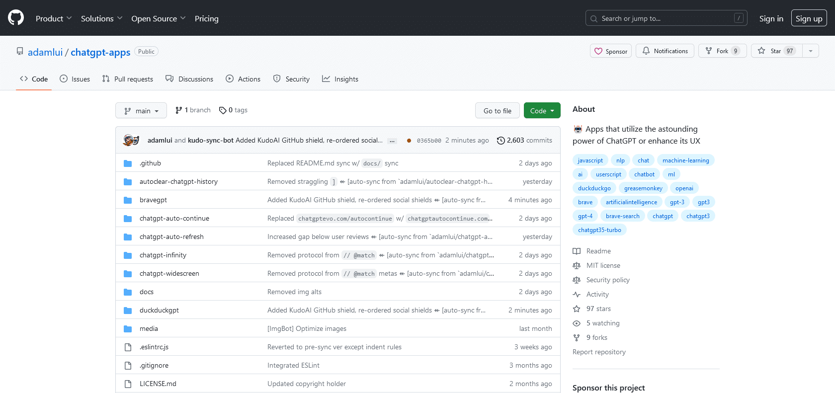 Screenshot of Autoclear ChatGPT History Website