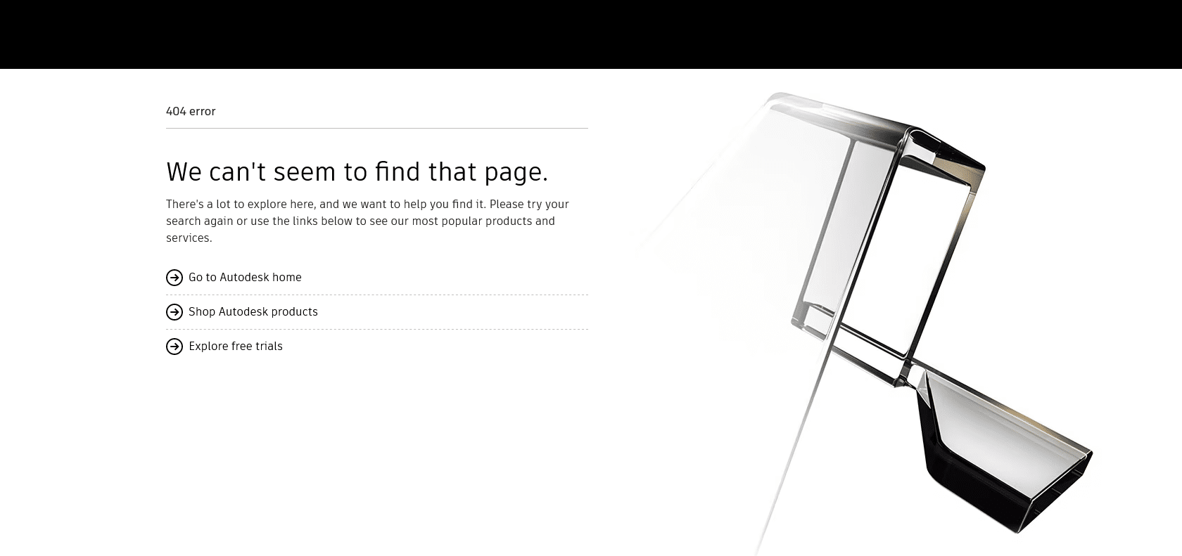 Screenshot of Autodesk Graphic Website