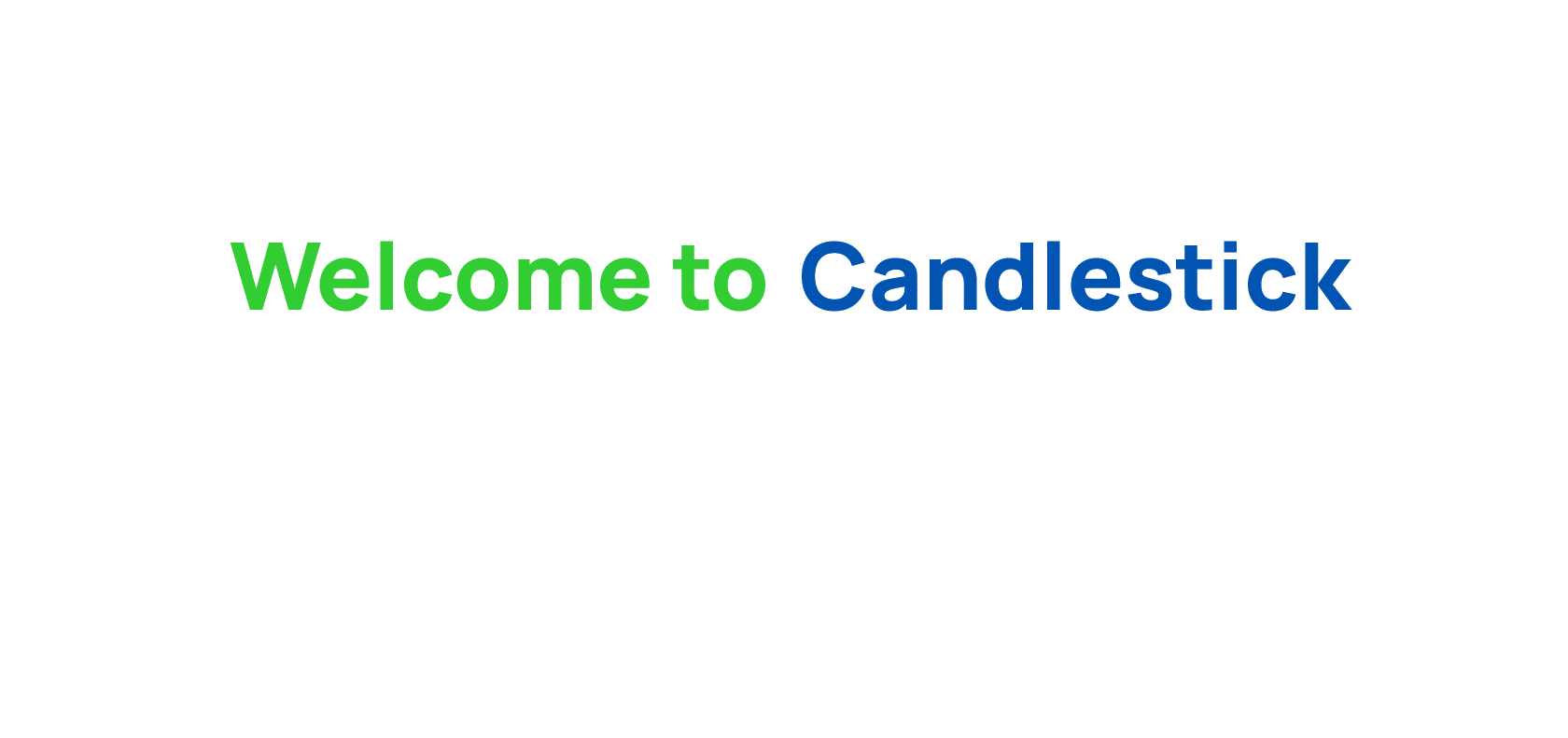 Screenshot of Candlestick AI Website