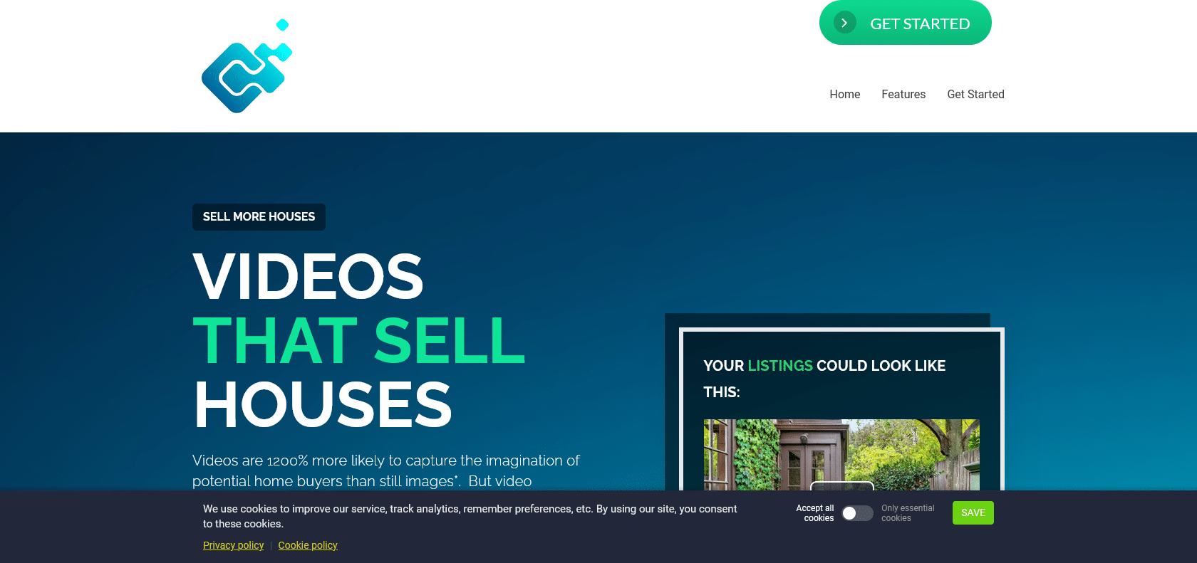Screenshot of Centropo Website