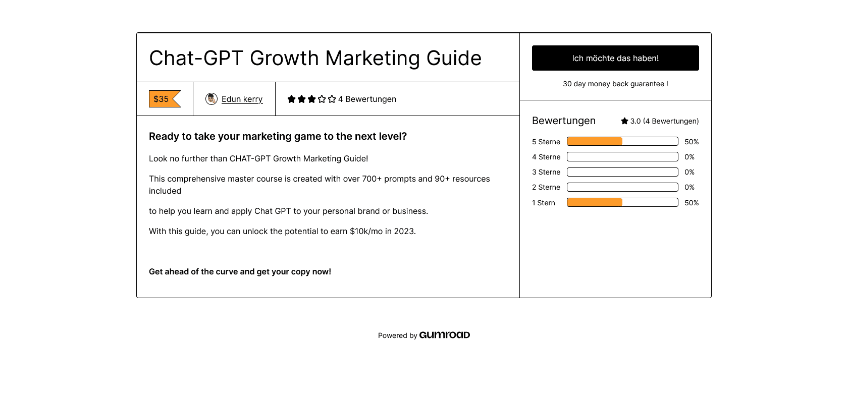 Screenshot of Chat-GPT Growth Marketing Mastery Guide Website