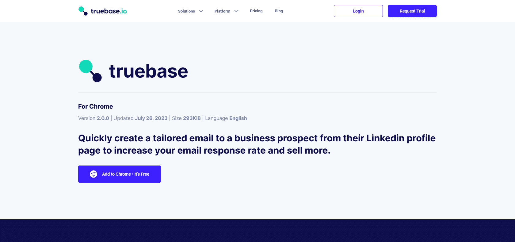 Screenshot of ChatGPT LinkedIn Email Generator Website