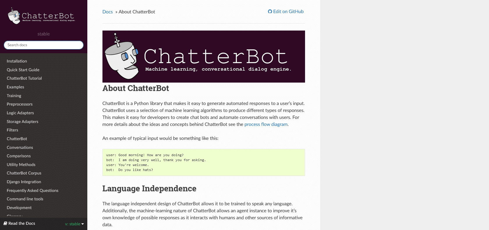 Chatterbot Review: Create Custom Scenarios and Track Chatbot Performance