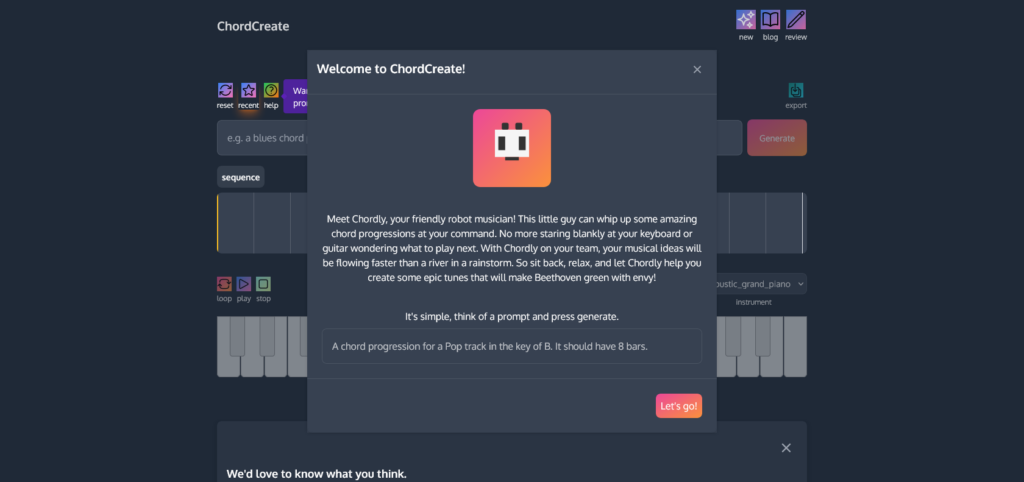 ChordCreate: Easily Create Custom Melodies and Collaborate in Real-Time