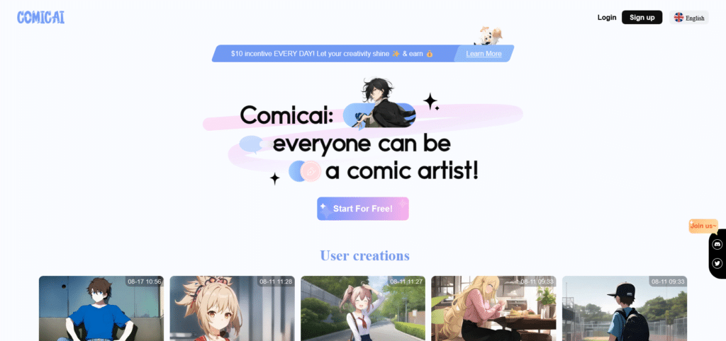 comicai-automate-save-time-create-stunning-comics-with-powerful-ai