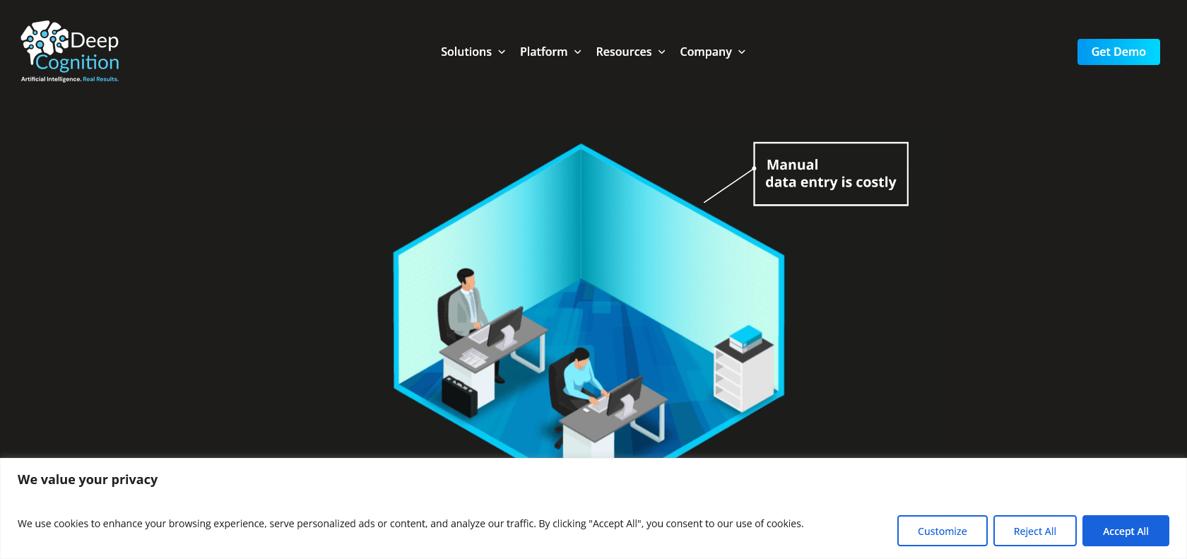 Screenshot of Deep Learning Studio Website