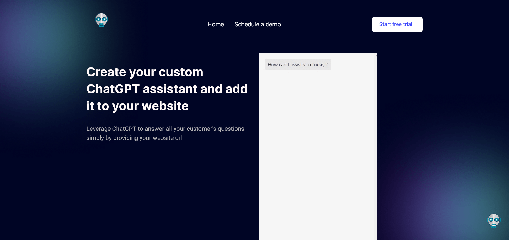 Screenshot of GPTService Website