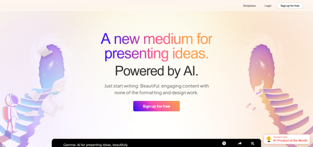 Gamma: Create Stunning Visuals with AI-Powered Tools and Customizable ...