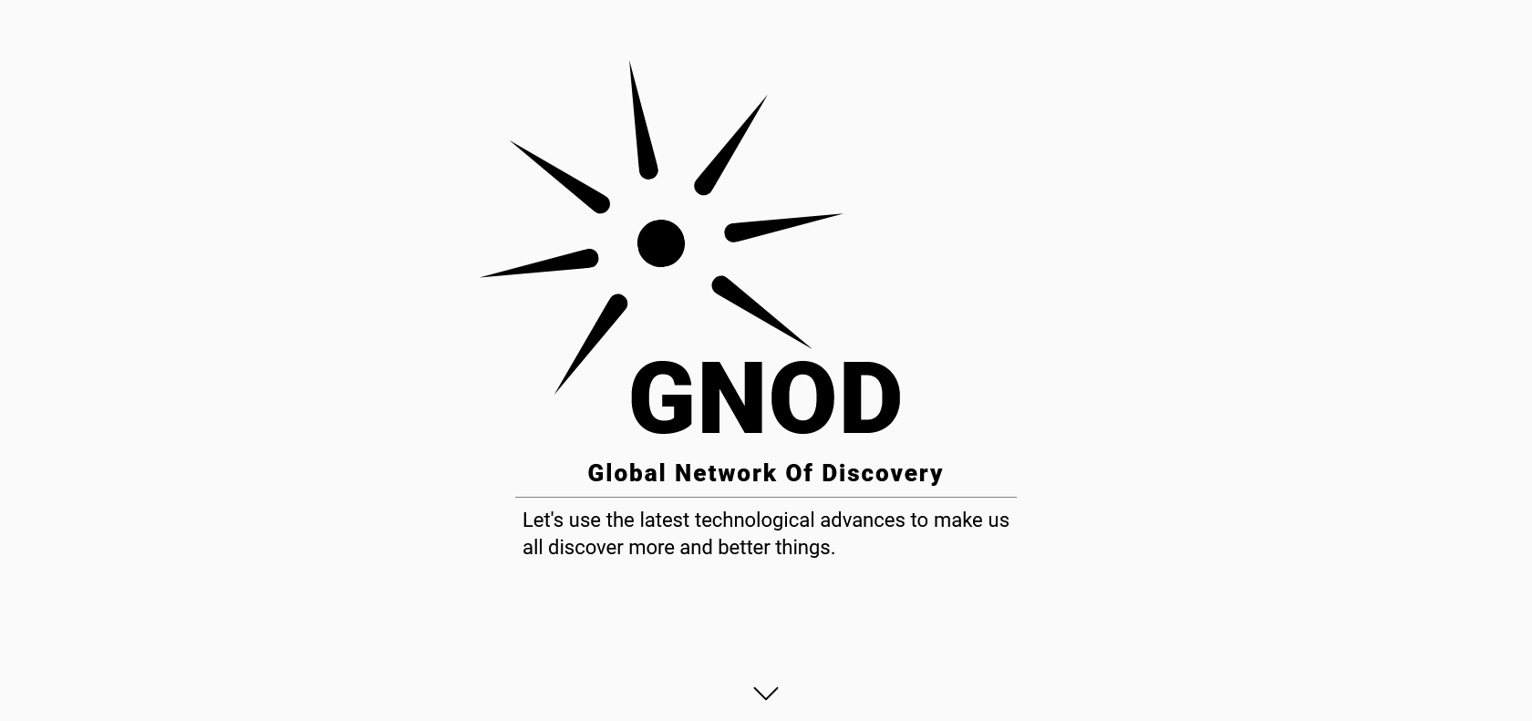 Screenshot of Gnod Website