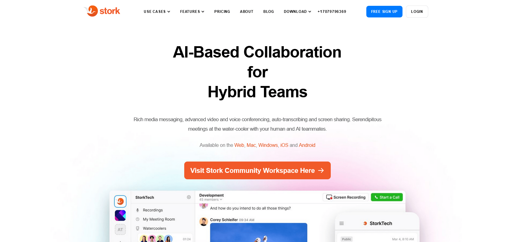 Screenshot of Graphic AI Website