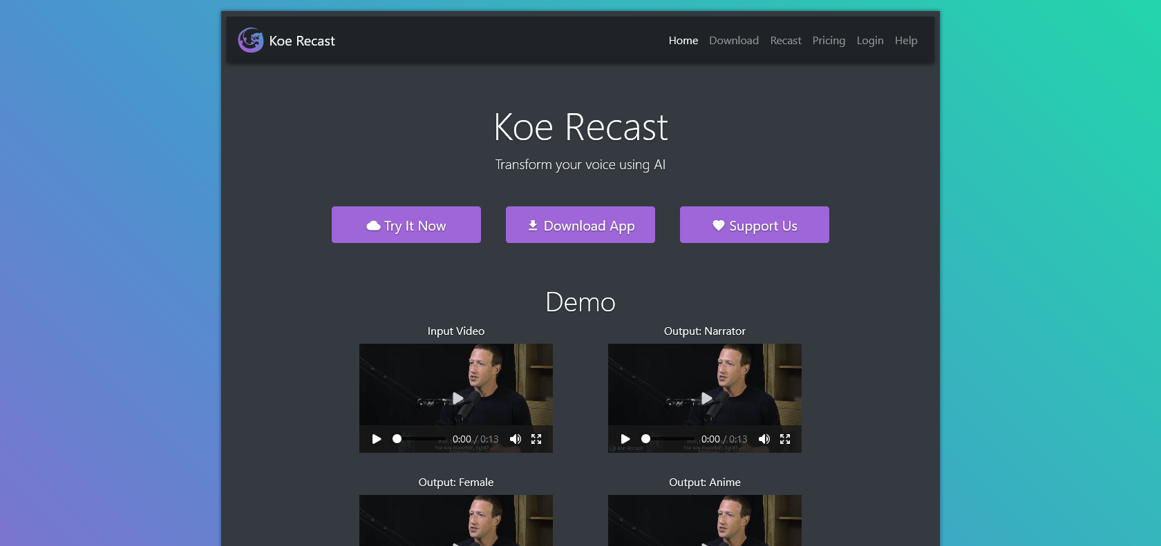 Koe Recast