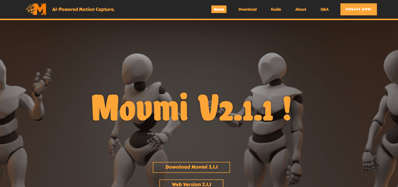 Screenshot of Movmi Website