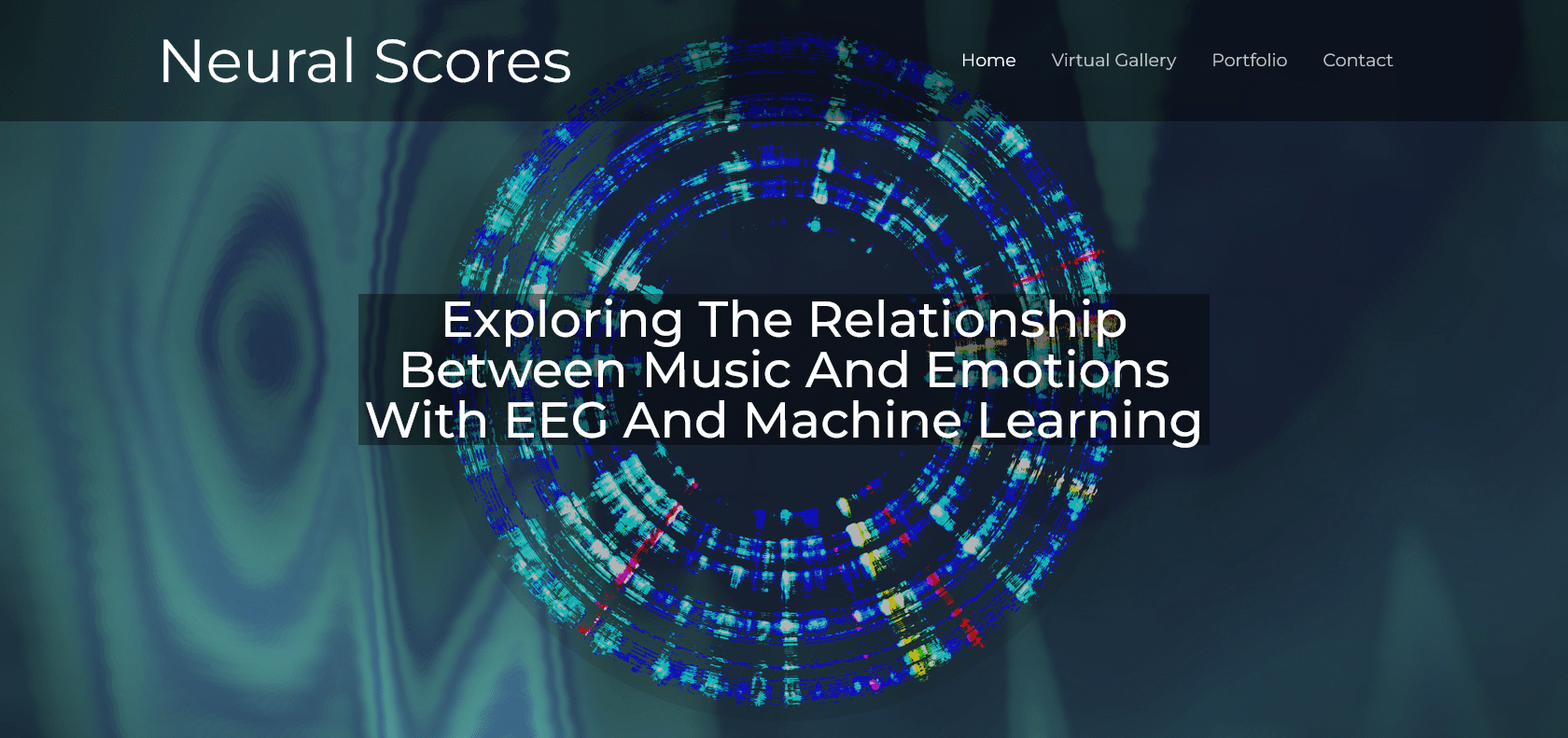 Screenshot of Neuralscores Website