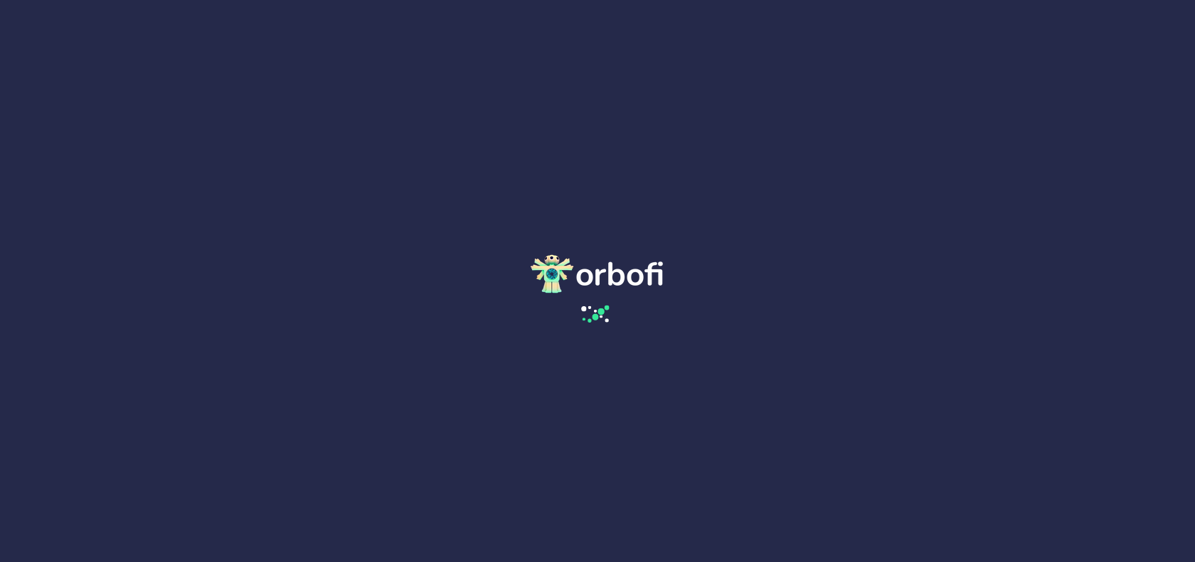 Screenshot of Orbofi Website