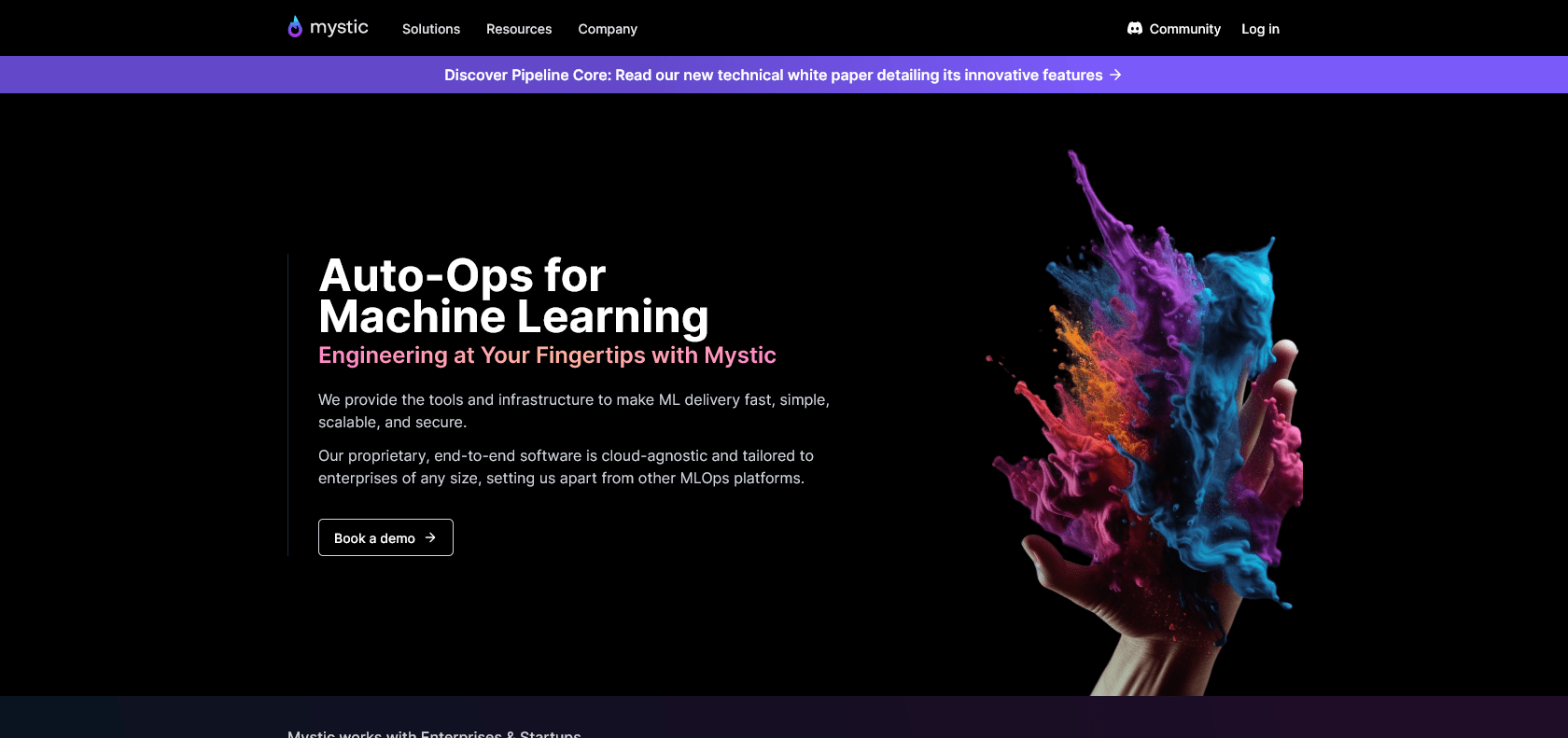 Screenshot of Pipeline AI Website