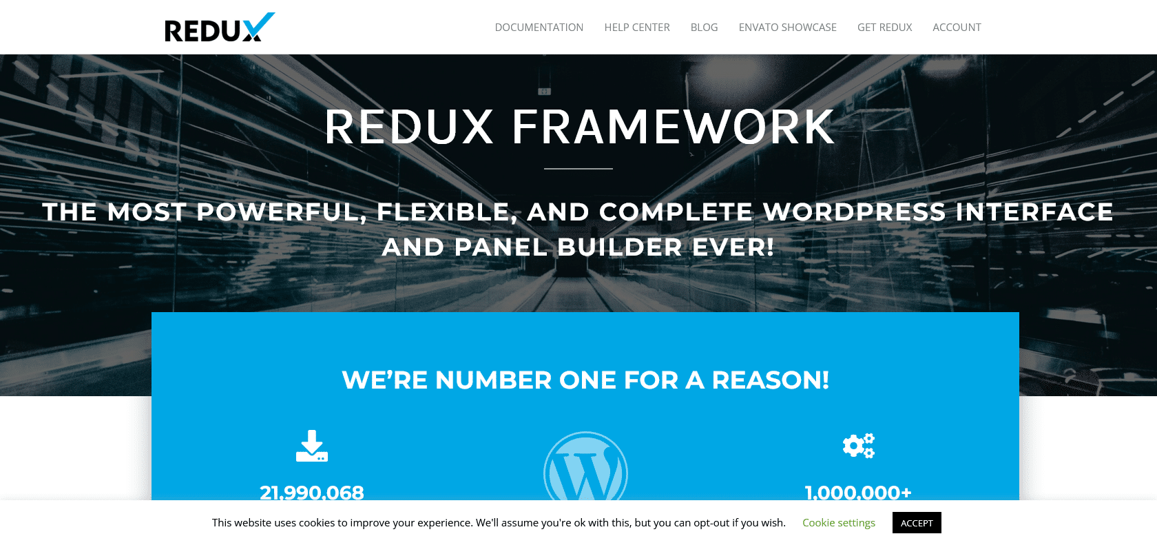 Screenshot of Redux Website