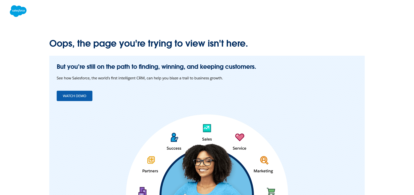 Screenshot of Salesforce Einstein AI Website