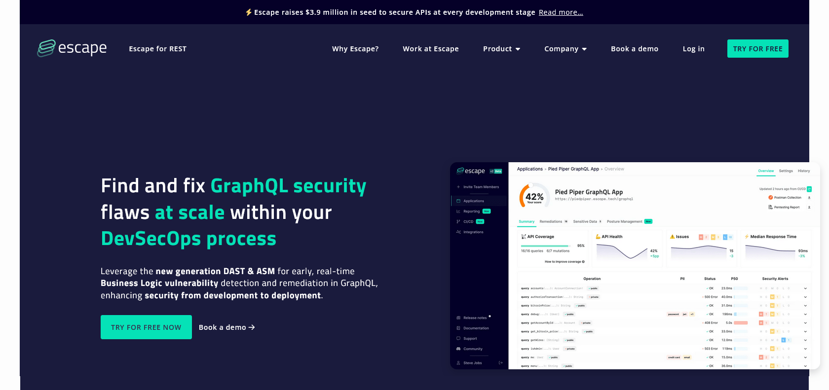 Screenshot of SecureGPT Website