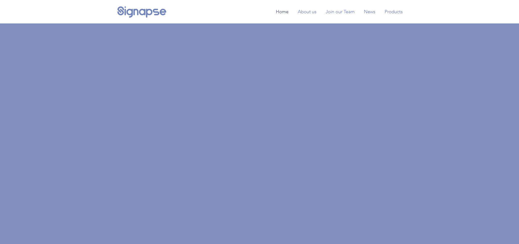 Screenshot of Signapse Website