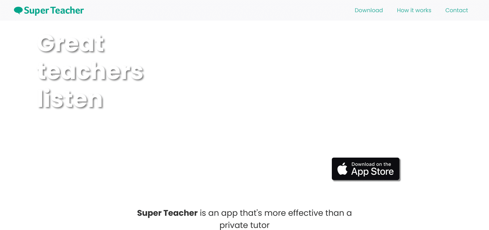 Screenshot of Super Teacher Website