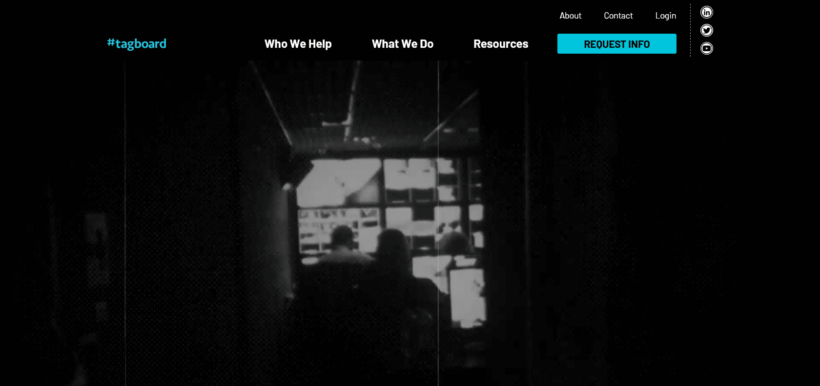 Screenshot of Tagboard Website