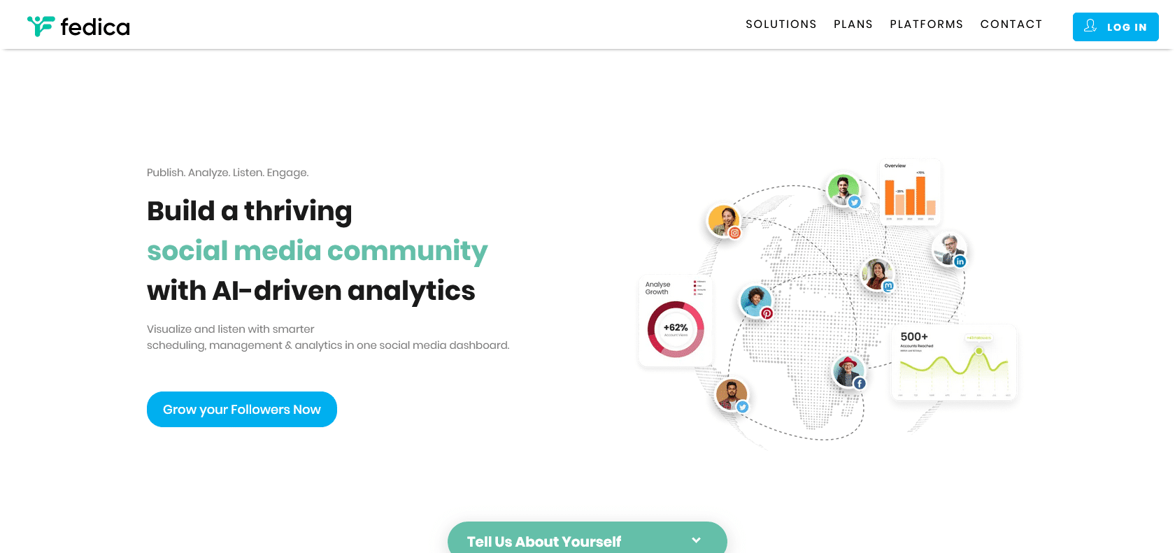Screenshot of Tweepsmap Website