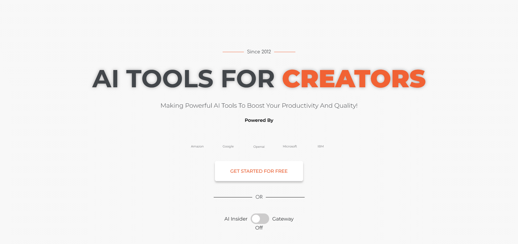 Screenshot of UberCreate Website