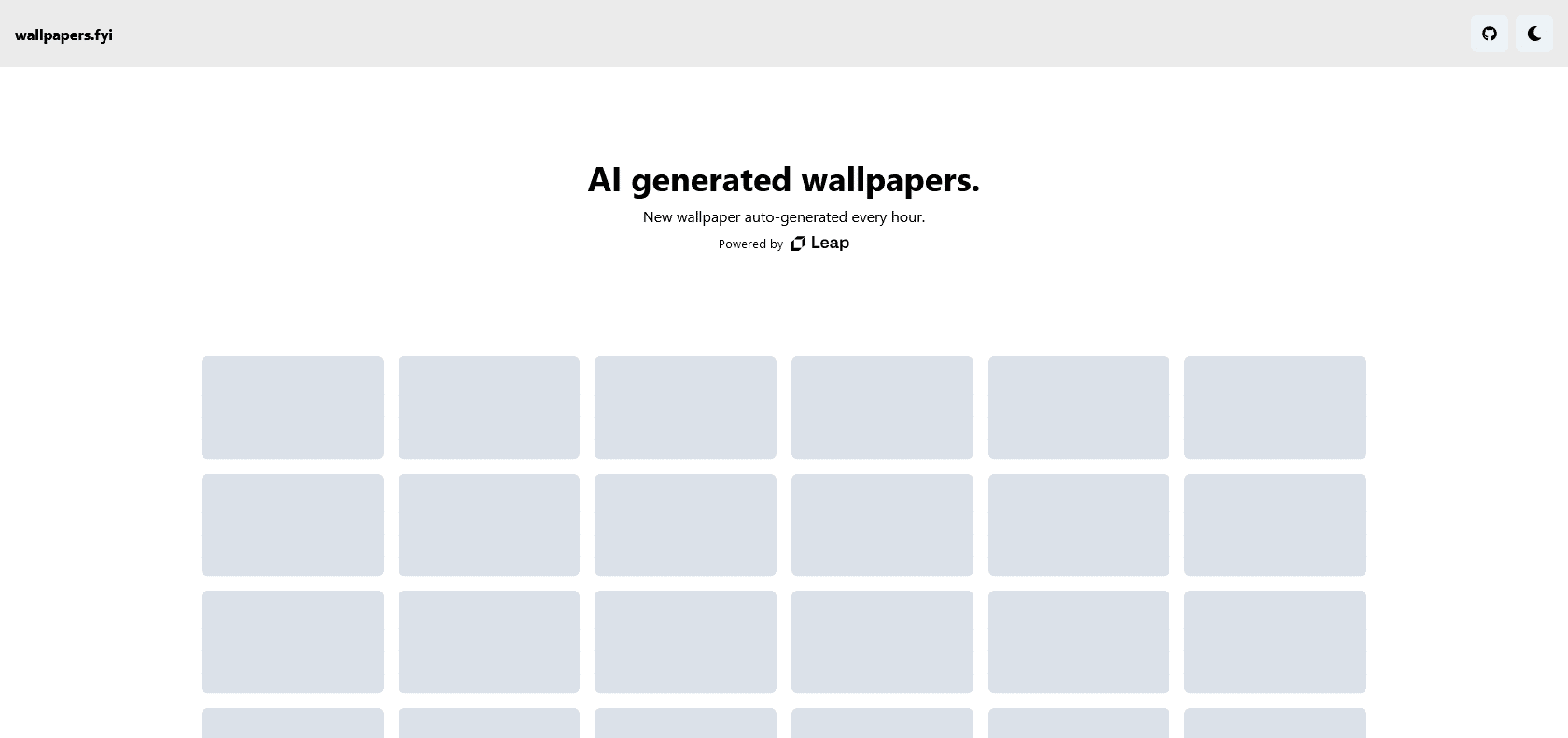 Screenshot of Wallpapers.fyi Website