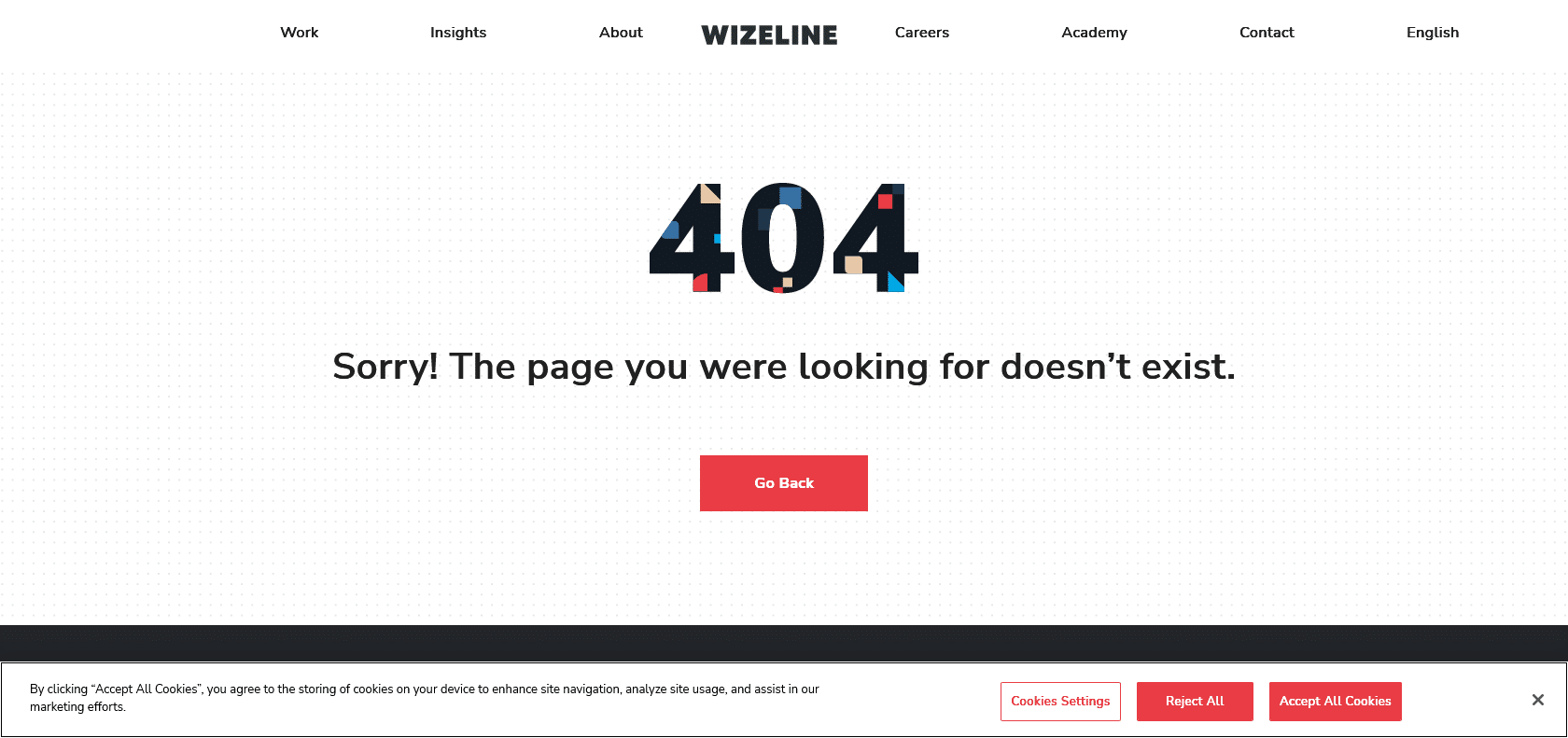 Screenshot of Wizeline ML Website