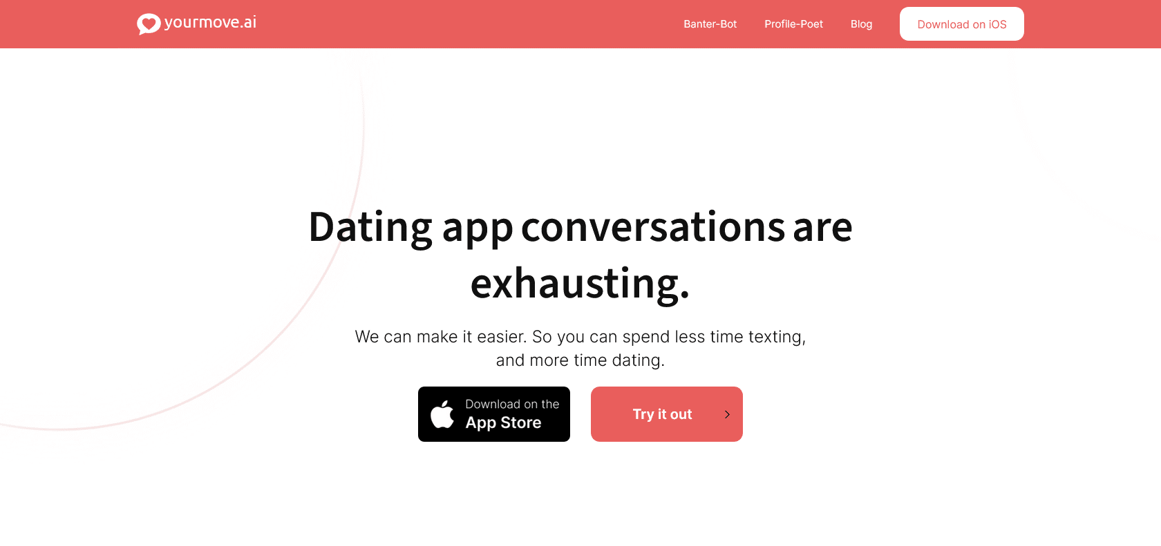 Screenshot of YourMove Website