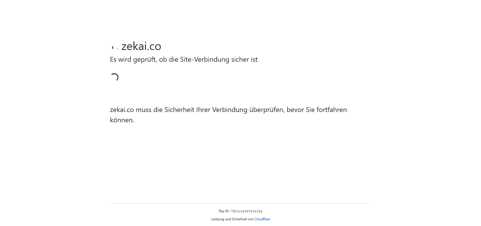 Screenshot of Zekai Website